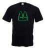 Tricou negru, imprimat marijuana 3