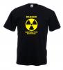 Tricou negru imprimat radioactiv