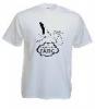 Tricou alb, pentru gravide imprimat tatic