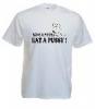 Tricou alb imprimat mouse