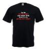 Tricou negru imprimat old young