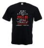 Tricou negru imprimat anunt 21.12.2012