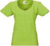 Tricou dama v-neck verde crud us basic