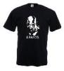 Tricou negru imprimat kratos