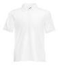 Fruit of the loom, slim fit polo, alb