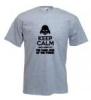 Tricou gri, imprimat keep dark side of the force