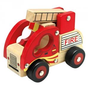 Masinuta de Pompieri din Lemn