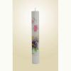 Lumanare Botez cu Flori Colorate 30 cm