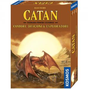 Colonistii din Catan - Comori, Dragoni and Exploratori, Extensie 3-4 Jucatori, 6 Scenarii