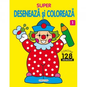 Super Deseneaza si Coloreaza Nr.1