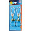 Set 2 Coliere Rotunde cu Carlig pentru Leagan 50 mm