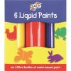 6 liquid paints - set 6 acuarele lichide