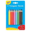 8 Triunghiular Pencils - 8 Creioane Triunghiulare