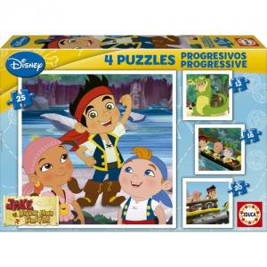 Puzzle Progresiv Jake and the Neverland Pirates