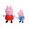 Set 2 Figurine - Peppa si George Pig