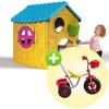 Casuta Play House + Tricicleta CADOU