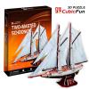 Puzzle 3d two-masted
