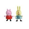 Set 2 figurine - peppa si rebbeca rabbit