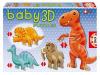 Puzzle dinosauri 3d baby cu 14 piese