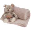 Bebe tradition - paturica pentru patut cu ursulet de