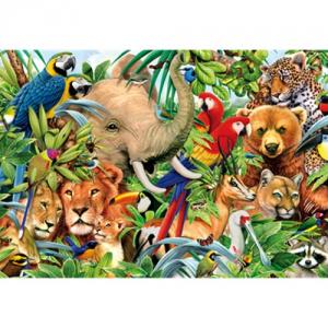 Puzzle Lumea Junglei - 500 Piese