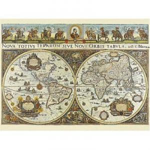 Puzzle Harta Istorica a Lumii 1665