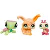 Littlest pet shop - pachet de 3 figurine