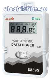 INREGISTRATOR de temperatura dual + RH cu LCD si RS232 88395