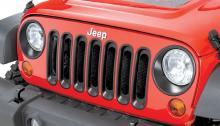 Insertie NEAGRA pt. grila fata pt. 07-15 Jeep Wrangler & Unlimited JK - Rugged Ridge -