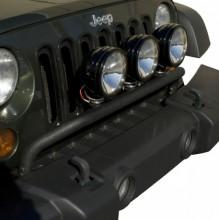 Bumper Mounted Light Bar, Textured Black, 07-14 Jeep JK Wranglers