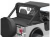 Duster deck cover negru denim pt. 1987-1991 jeep wrangler yj cu