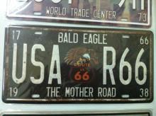 &quot;Bald Eagle - USA - ROUTE 66 - The Mother Road&quot;