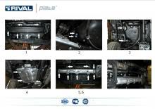 Scut reductor Dural pt. 2011+,  DACIA / Renault DUSTER 4x4 - RIVAL Automotive -