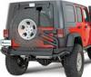 Bara Spate Premium NEAGRA cu Suport Roata rezerva - AEV pt. 07-15 Jeep Wrangler & Wrangler Unlimited JK