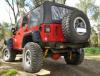 ARB DeLuxe - Bara Spate cu Suport Roata de Rezerva NEAGRA pt. 07-14 Jeep Wrangler & Wrangler Unlimited JK