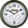 Jeep weather station wall clock