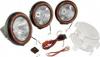 Proiectoare XENON (HID technology)  Off-Road 5 inch Round Fog Light Kit (Three pcs.) in Black Composite Housing with Wiring Harness