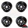 SET 4 Jante Otel Neagre D-window : 8J x R15; 5x114.3; ET -12, RT OFFROAD - 87-06  Jeep YJ, TJ, XJ, ZJ - 20% REDUCERE