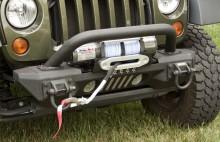 XHD Auminium FRONT BUMPER, WINCH MOUNT, Full Options pt. 2007-2014 Jeep Wrangler JK, Rugged Ridge