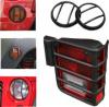 Set 10 protectii euro guard light, negre pt. 07-12 jeep wrangler &