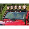 Rugged Ridge Windshield Mount Light Bar in Textured Black pt. 2007-2016 Jeep Wrangler & Wrangler Unlimited JK