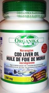 Norvegian Cod Liver Oil 250mg *120cps