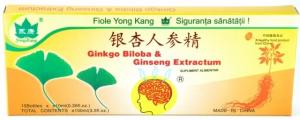 Ginkgo Biloba si Ginseng 10fiole *10ml