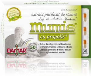 Extract Purificat de Rasina Mumie cu Propolis 0.2gr *30cps