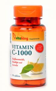 Vitamina C 1000mg cu Bioflavonoide Acerola si Macese *90cpr