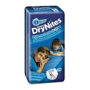 HUGGIES Dry Nites Boy Chilot Absorbant Noapte Copii 8-15 Ani (27-57 Kg) *9buc