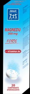 Zdrovit Magneziu Forte + Vit. B6 *20 comprimate efervescente