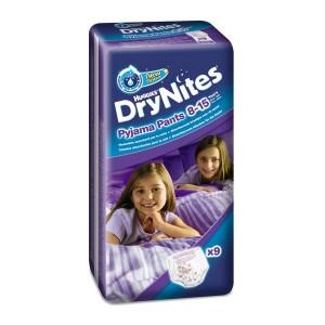 HUGGIES Dry Nites Girl Chilot Absorbant Noapte Copii 8-15 Ani (27-57 Kg) *9buc