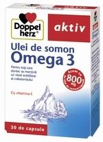 DoppelHerz Omega 3 Ulei de Somon *30 capsule