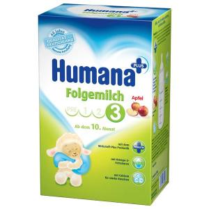 Humana 3 Lapte Prebiotic cu Mar (de la 10 luni) 600gr